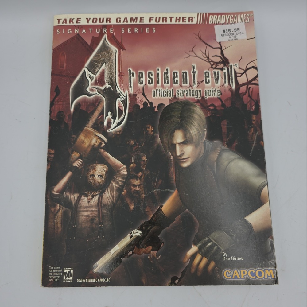 Resident Evil 4 Official Strategy Guide Brady Games 2005 With Collectible Poster